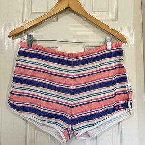 Vans Striped Pink and Blue Shorts